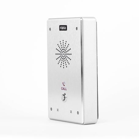 Intercomunicador Ip 2 Lineas Sip 2 Relevadores Con Botón Para Llamada Antivandálico Ip65 E Ik10 Poe