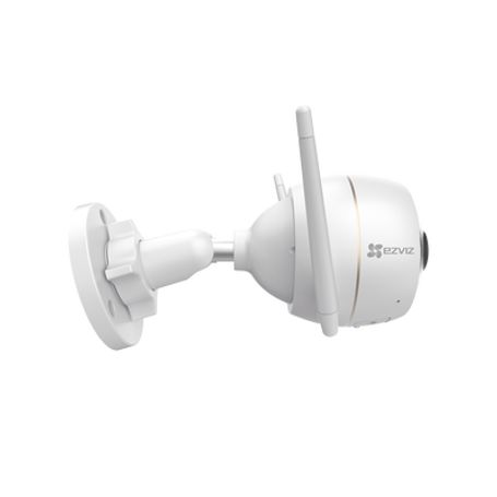 Bala Ip 2 Megapixel / Wifi  / Doble Lente / Colores En Oscuridad / Deteccion De Personas O Vehiculos  / Cruce De Linea / Intrusi