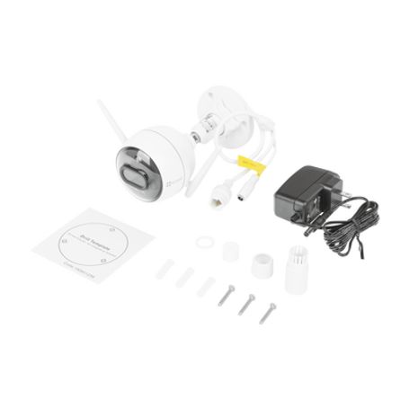 Bala Ip 2 Megapixel / Wifi  / Doble Lente / Colores En Oscuridad / Deteccion De Personas O Vehiculos  / Cruce De Linea / Intrusi
