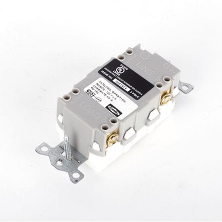 Contacto De Autoverificación Gfci Con Interruptor De Falla A Tierra De 15 A 125 V 2 Polos 3 Hilos Color Blanco (nema 515r) Grado