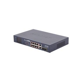 switch poe  distancia 250 metros  8 puertos  2 combo tpsfp gigabit y pantalla lcd para monitoreo85877