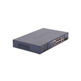 switch poe  distancia 250 metros  8 puertos  2 combo tpsfp gigabit y pantalla lcd para monitoreo85877