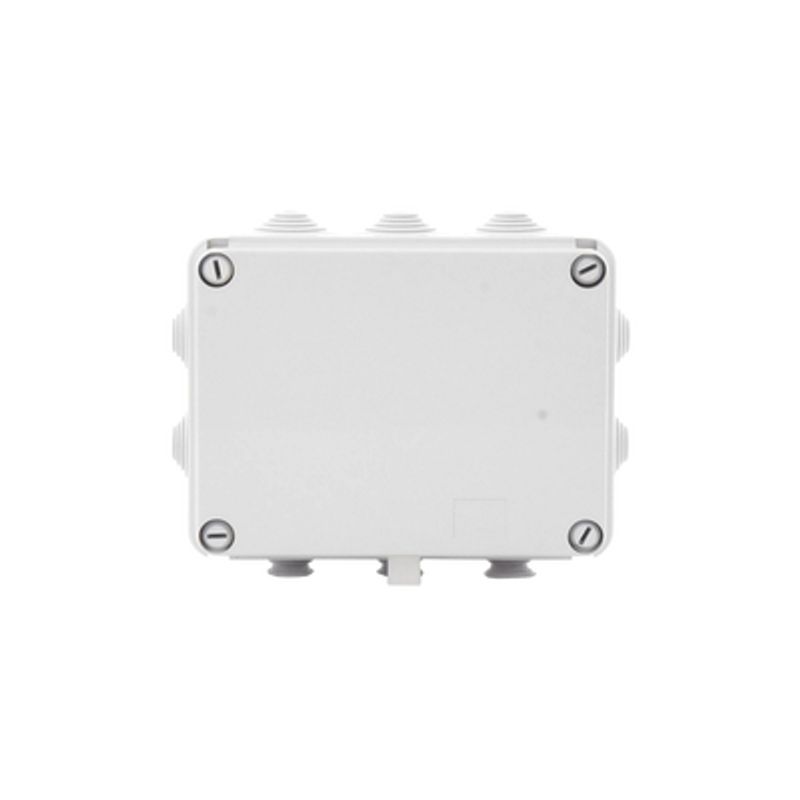 Caja De Derivación De Pvc Autoextinguible Con 10 Entradas Tapa Atornillada 190 X 140 X 70 Mm Para Exterior (ip55) Caja De Derivación De Pvc Autoextinguible Con 10 Entradas Tapa Atornillada 190 X 140 X 70 Mm Para Exterior (ip55)