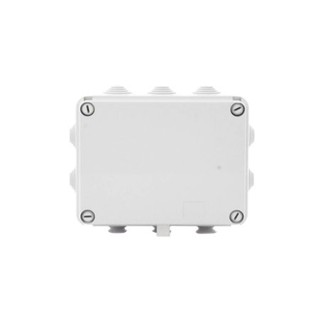 Caja De Derivación De Pvc Autoextinguible Con 10 Entradas Tapa Atornillada 190 X 140 X 70 Mm Para Exterior (ip55) Caja De Derivación De Pvc Autoextinguible Con 10 Entradas Tapa Atornillada 190 X 140 X 70 Mm Para Exterior (ip55)