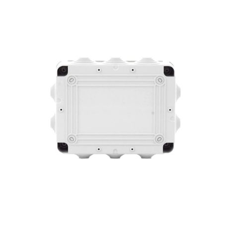 Caja De Derivación De Pvc Autoextinguible Con 10 Entradas Tapa Atornillada 190 X 140 X 70 Mm Para Exterior (ip55) Caja De Derivación De Pvc Autoextinguible Con 10 Entradas Tapa Atornillada 190 X 140 X 70 Mm Para Exterior (ip55)
