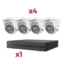 kit dvr 4 canales turbohd  1 canal ip  2 megapixel 1080plite  acusense lite  audio por coaxitron  1 bahia de disco duro  4 cáma