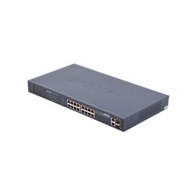 switch no administrable poe extender aislamiento vlan de 16 puertos  2 combo tpsfp gigabit y pantalla 85878