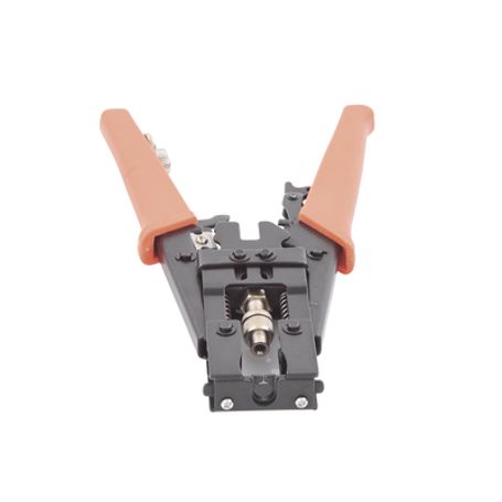 Pinzas Para Instalar Conectores A Prueba De Agua Tipo Compresión De F Ó Bnc En Cables Rg59 (4c) Rg6 (5c)