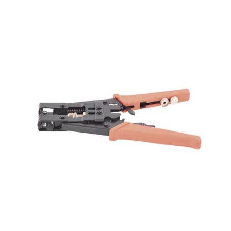 Pinzas Para Instalar Conectores A Prueba De Agua Tipo Compresión De F Ó Bnc En Cables Rg59 (4c) Rg6 (5c)