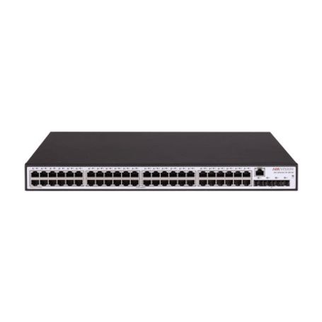 switch gigabit  administrable  48 puertos 1000 mbps  4 puertos sfp  configuración nube hikpartnerpro  soporta igmp