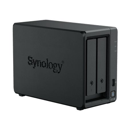 Nas Synology Diskstation Ds725  2 Bahias  Expandible Hasta 7 Unidades  2 Ranuras M.2 Nvme  Puerto 2.5gbe  Rendimiento 276 Mb/s L