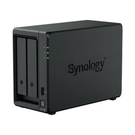 nas synology diskstation ds725  2 bahias  expandible hasta 7 unidades  2 ranuras m2 nvme  puerto 25gbe  rendimiento 276 mbs lec