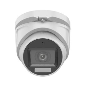 dual light  colorvu turret turbohd 3k megapixel  30 mts ir  20 mts luz blanca lente 28 105° de visión  exterior ip66  audio por