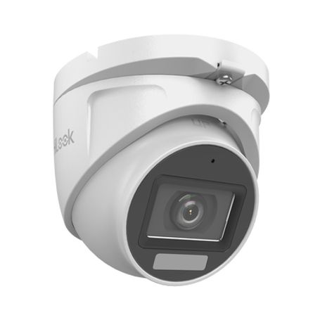 Dual Light  Colorvu Turret Turbohd 3k Megapixel / 30 Mts Ir  20 Mts Luz Blanca/ Lente 2.8 (105° De Visión) / Exterior Ip66 / Aud