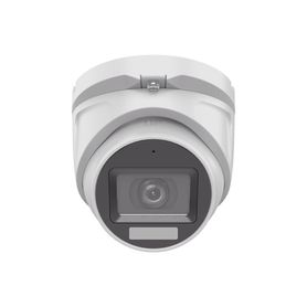 dual light  colorvu turret turbohd 3k megapixel  30 mts ir  20 mts luz blanca lente 28 105° de visión  exterior ip66  audio por