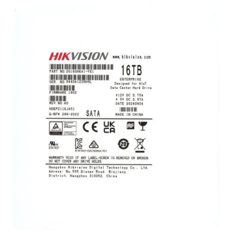 Disco Duro Empresarial / 16 Tb / 7200 Rpm / Interfaz Sata 6 Gb/s / Búfer De 512 Mb / Disenado Para Operación 24/7 / Transferenci