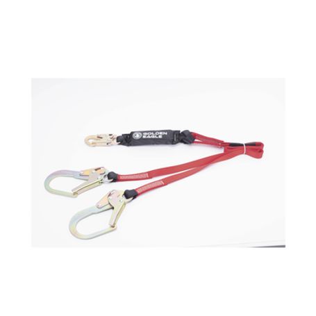 Cable Amortiguador De Caida Con Doble Gancho De Sujeción. Ideal Para Escalar Torres O Estructuras. 