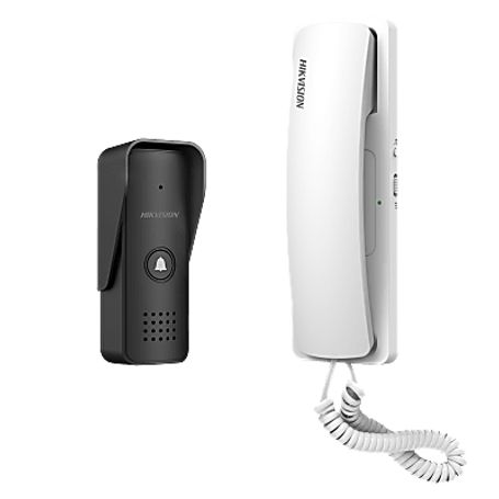 kit de audioportero analógico a 2 hilos  apertura de 2 puertas  diferentes tonos y volúmenes de timbre