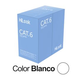 cable de red uutp cat6 23awg  cumple ansitia5682d  rohs 20  cpr fca  longitud 305 m  pvc blanco  resistencia a la tracción y co