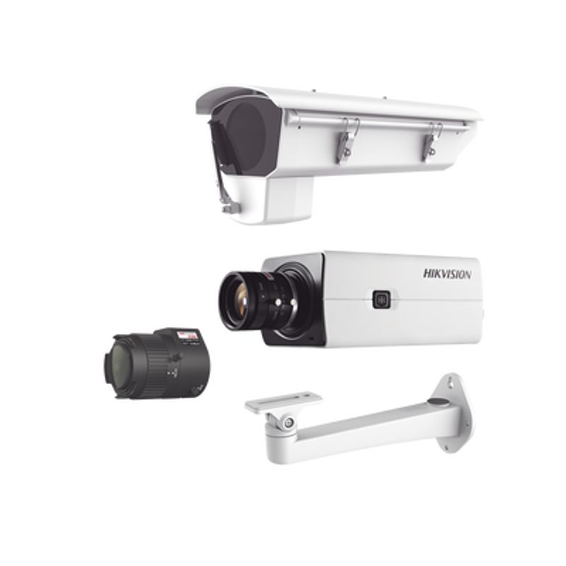 Kit De Cámara Ip Con Gabinete Para Cuartos Frios Con Ventilador Calefacción Y Parabrisas Incluye Lente Varifocal