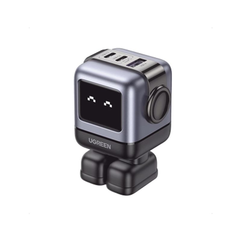 Cargador Robotgan De 65w Serie Uno 3 Puertos De Carga Rápida 2 Usbc 1 Usba Pd 3.0 Qc 4.0 Carga Inteligente Tecnologia Gan Cargador Robotgan De 65w Serie Uno 3 Puertos De Carga Rápida 2 Usbc 1 Usba Pd 3.0 Qc 4.0 Carga Inteligente Tecnologia Gan