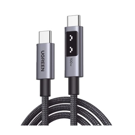 cable usbc a usbc  1 metro  carga rápida de hasta 100w  transferencia de datos 480 mbps  pd30  qc403020  fpc  afc  protección i