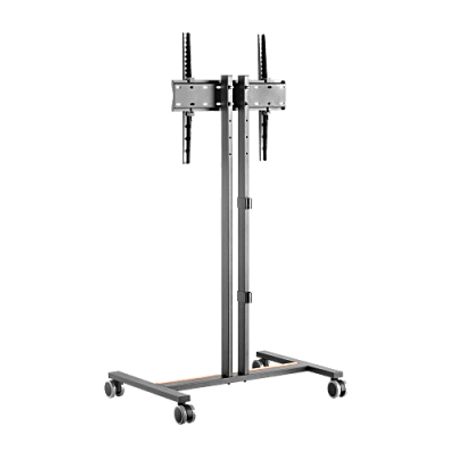 Soporte Móvil Para Pantalla  Compatibilidad Vesa 200x200 Hasta  600x400 / Ruedas Con Frenos / Ajuste De Altura Y Ángulo / Soport