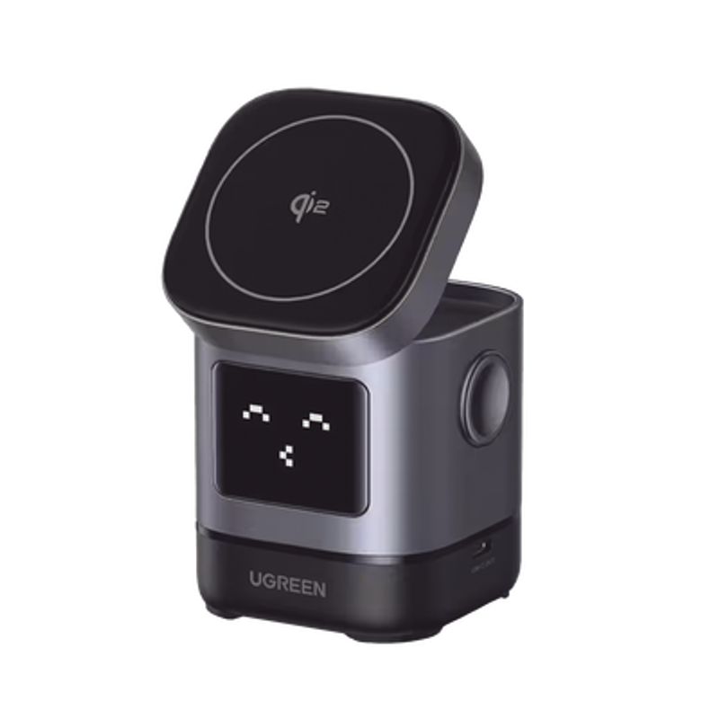 Estación De Carga Gan 2 En 1 Ugreen De 100 W (gris Espacial)