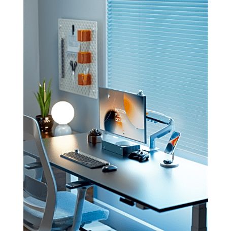 Brazo Ajustable Para Monitor Ergonómico / Compatible Con Monitores De 17  30 / Capacidad De Peso Hasta 9 Kg / Rotación 360° / In