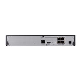 nvr 8 megapixel  4 canales  h265  p2p wisenet  4 puertos poe 228191
