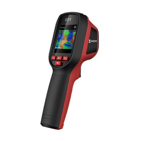 hme01  cámara termográfica portátil 96 x 96 pixeles   conector tipo usb  c  lente 15 mm  ip54  rango de medición de 20°c a 400°