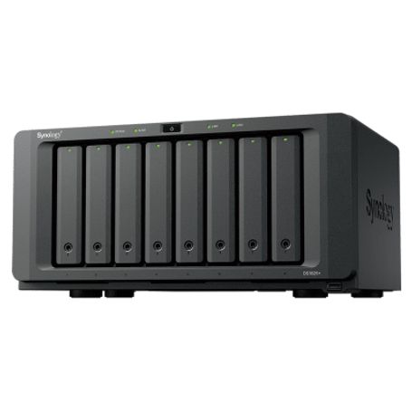 nas diskstation ds1825  8 bahias  amd ryzen v1500b  8 gb ddr4 ecc  hasta 2239 mbs lectura  2 puertos 25gbe  expansión pcie 30  