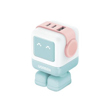 Cargador Robotgan De 65w Serie Uno 3 Puertos De Carga Rápida 2 Usbc 1 Usba Pd 3.0 Qc 4.0 Carga Inteligente Tecnologia Gan Cargador Robotgan De 65w Serie Uno 3 Puertos De Carga Rápida 2 Usbc 1 Usba Pd 3.0 Qc 4.0 Carga Inteligente Tecnologia Gan