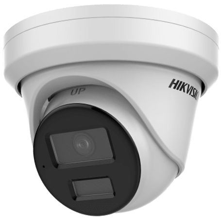 turret ip 4 megapixel  lente 4 mm  dual light 40 mts ir  40 mts luz blanca  darkfighter s  microfono integrado   exterior ip67 