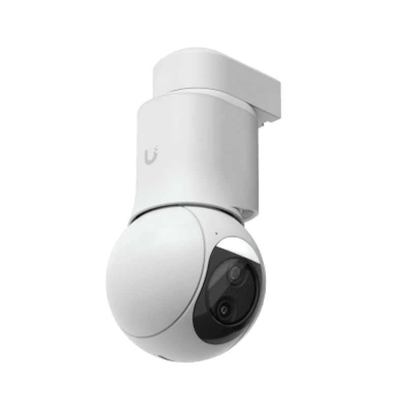 Cámara Unifi Protect G6 Ptz Color Blanco Doble Lente 4k Zoom Hibrido 10x Motor Ai Multitops Visión Nocturna Ir 30m Audio Bidirec