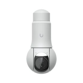 cámara unifi protect g6 ptz color blanco doble lente 4k zoom hibrido 10x motor ai multitops visión nocturna ir 30m audio bidire