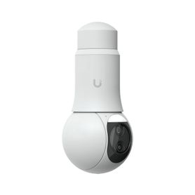 cámara unifi protect g6 ptz color blanco doble lente 4k zoom hibrido 10x motor ai multitops visión nocturna ir 30m audio bidire