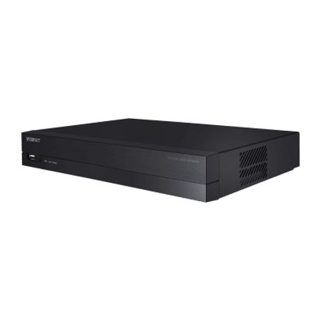 Nvr 8 Megapixel / 8 Canales / H.265 / P2p Wisenet / 8 Puertos Poe / Incluye 2tb Para Grabacion / Ndaa