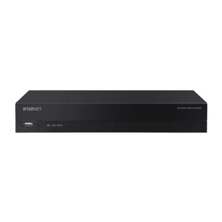 Nvr 8 Megapixel / 8 Canales / H.265 / P2p Wisenet / 8 Puertos Poe / Incluye 2tb Para Grabacion / Ndaa