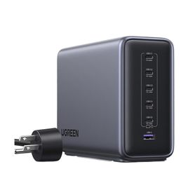 cargador rapido de escritorio gan de 500 w y 6 puertos