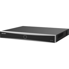 acusearch nvr 12 megapixel 4k  16 canales ip  16 puertos poe 10100 mbps  reconocimiento facial  acusense  2 bahias para hdd de 