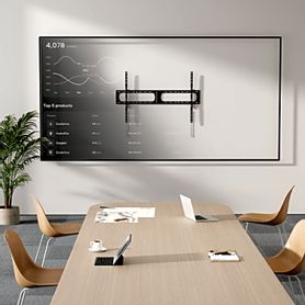 soporte de pared para pantallas super heavyduty  inclinación ajustable compatible con pantallas hasta 140  capacidad de carga h
