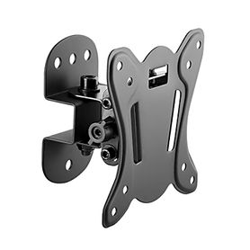 montaje  compacto de pared para monitores de 13 a 27  soporta hasta 25 kg compatible con  vesa 75 x 75  100 x 100  fabricado en