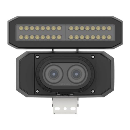 Camara Ip Dual 4k Funcion Para Reconocimiento De Codigos De Barra Bcr / 2 Lentes 25mm / Luz Blanca Incluida /  