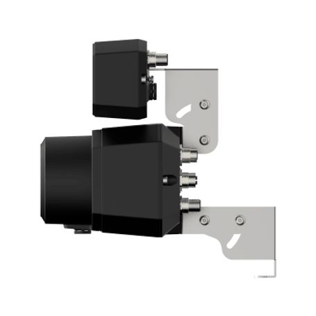 Camara Ip Dual 4k Funcion Para Reconocimiento De Codigos De Barra Bcr / 2 Lentes 25mm / Luz Blanca Incluida /  