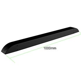  soporte estructural para  videowall con motaje en piso  perfil rectangular  de 1m  diámetro de los orificios 20 mm  post suppo
