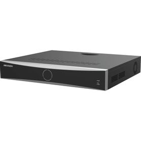 acusearch nvr 12 megapixel 4k  32 canales ip  acusense evita falsas alarmas  reconocimiento facial  4 bahias de disco duro   hd