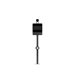 kit anpr 2mp para control de acceso  lente motorizado 316 mm  luz de relleno blanca  cámara anpr pantalla de visualización24191