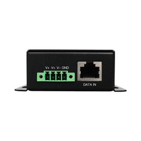 inyector poe industrial  ideal para aplicaciones solares  entrada 942 vcc  salida poe 48v  conexión plug and play  ideales para