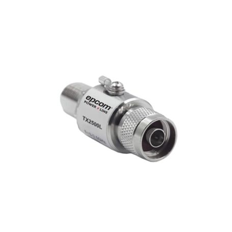 Protector De Linea Coaxial Tipo Tubo De Gas Y Paso De C.d. Para 02.5 Ghz 750w Y 0.2 Db De Perdida Por Inserción